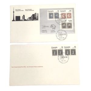 🍄 1978 CAPEX First Day Covers Toronto, Canada